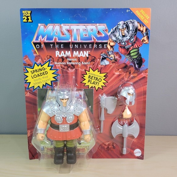 Mattel Other - Ram Man Masters of the Universe MUTO Origins 2021 Mattel Deluxe Action Figure